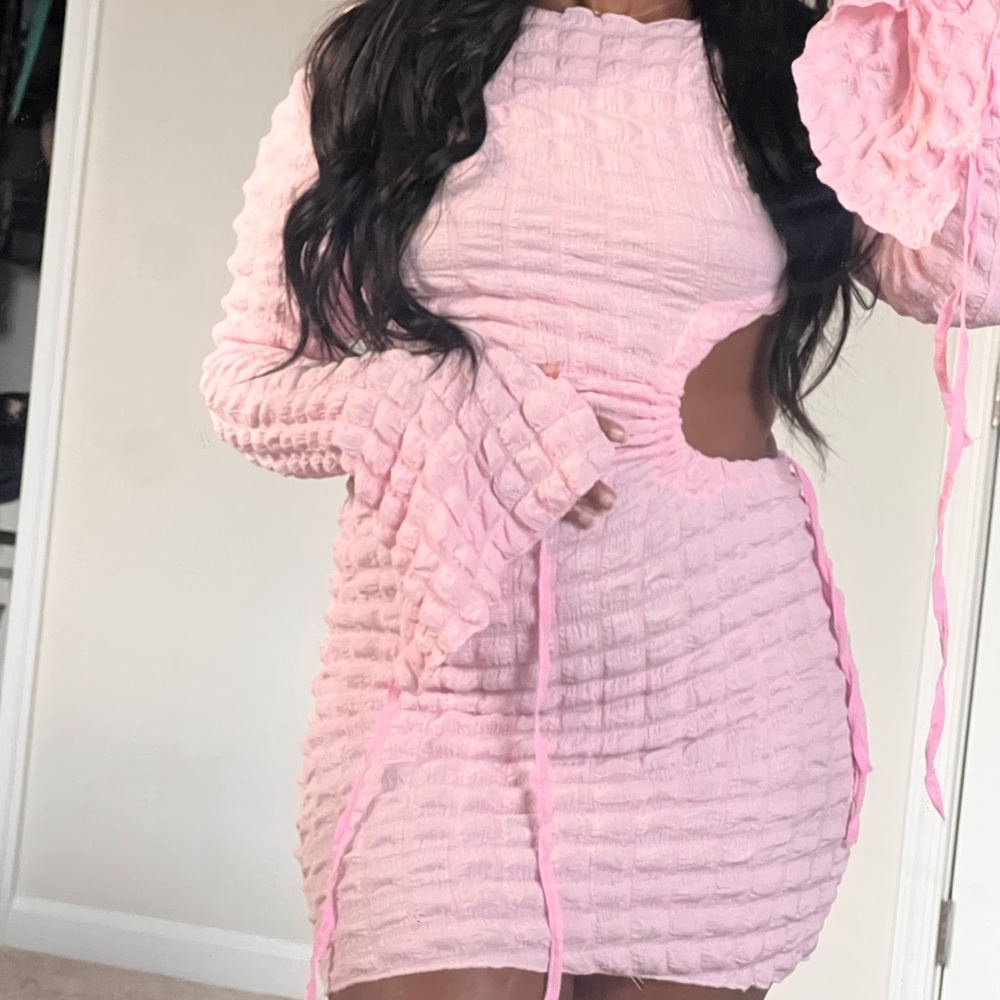 Pink Fashion Nova Mini Dress